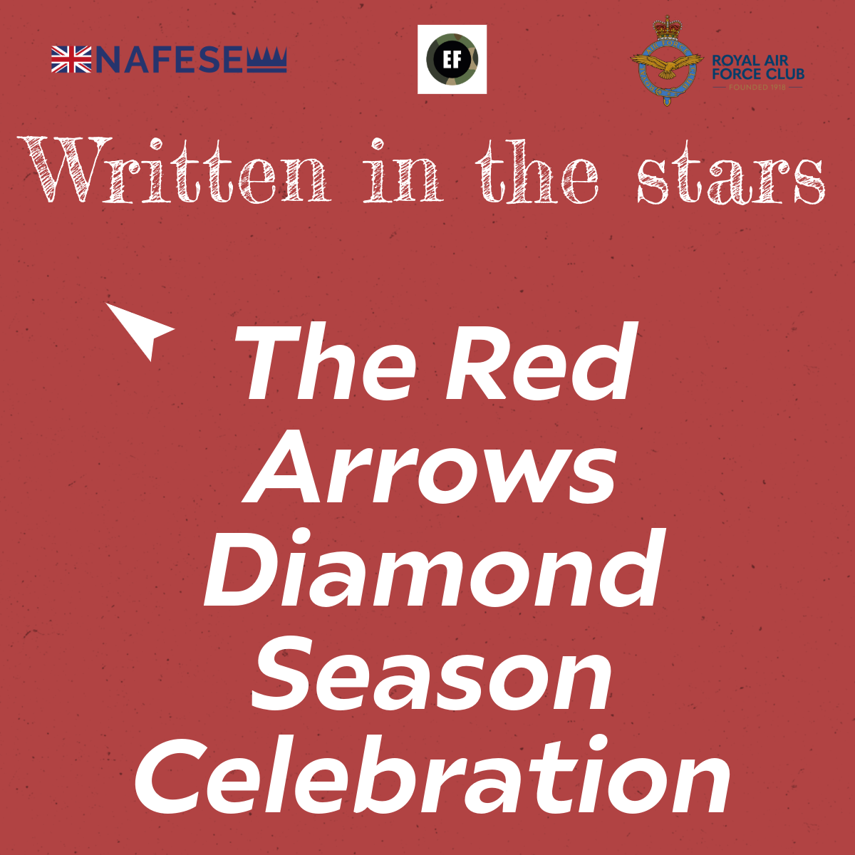 Written in the Stars Red Arrows Diamond Season Celebrations Package